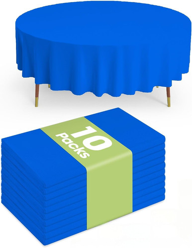 Round plastic tablecloths - round,